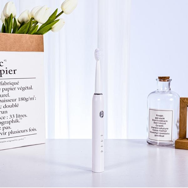 Electric Battery Powered Toothbrush With Timer 500mAh Multifunctional
