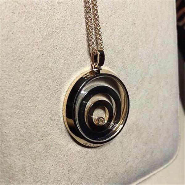 Chopard  diamonds of happy spirit necklace 18kt  gold  with yellow gold