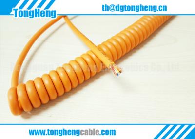 Light Duty Auxiliary Switch Long Flex Life TPU Coiled Cable