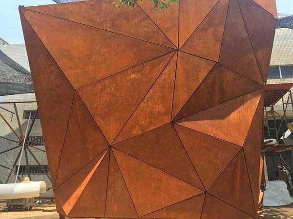 Hot Rolled Medium Thickness Weathered Steel Plate Blasting Surface
