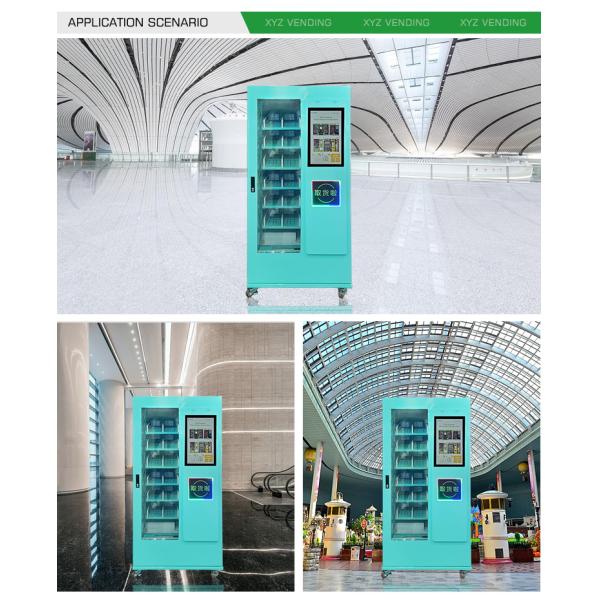 Commercial 24 Hours Self XY Lift Mini Steel Frame Cold Drink Touch Screen Cake Vending Machine