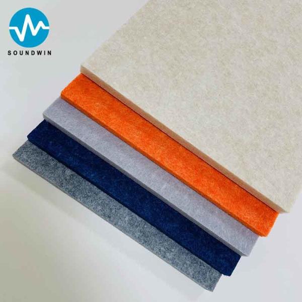 Polyester Fiber Sound Proof Colorful Acoustic Panel Pet Fire Retardant Acoustic Board For Studio