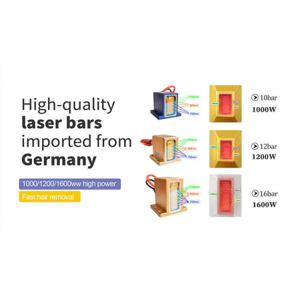 машина 755 удаления волос лазера диода платины льда сопрано 3000W 808 1064