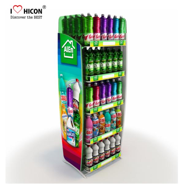 Fresh Design Wine Display Stand Retail Wine Shop Display Racks Metal 5-layer Display Shelf