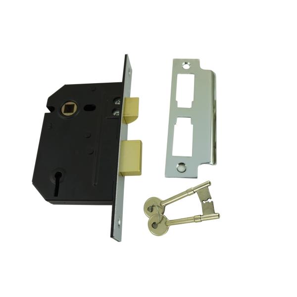 Polish Brass Mortice Sash Fire Doors Lock For Sprung Furniture Bolt Fixing