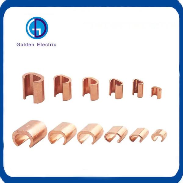 Lightning Protection and Customization Electrical Cable Earthing Copper C Clamp