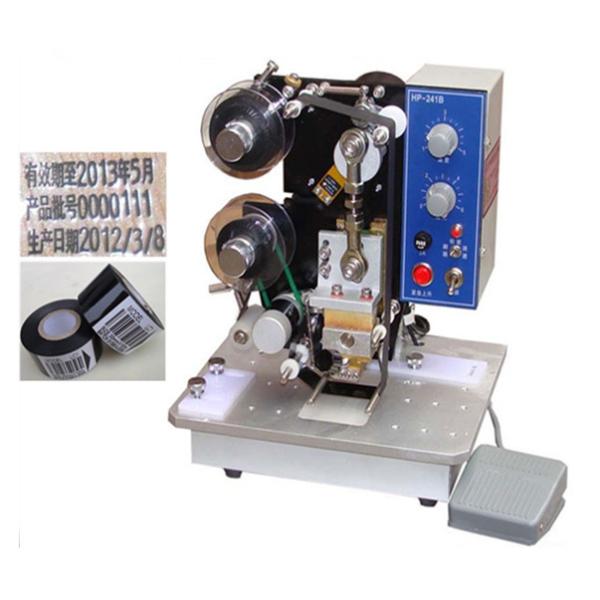 241B Electric Batch Expiry Date Number Ribbon Coding Machine for Pouch Paper