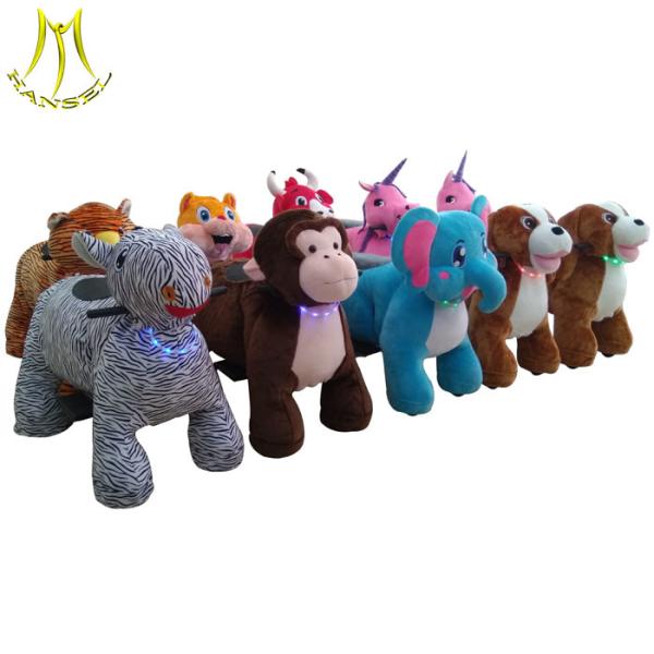 Hansel children electrical coin operated mall ride on battery operated animal