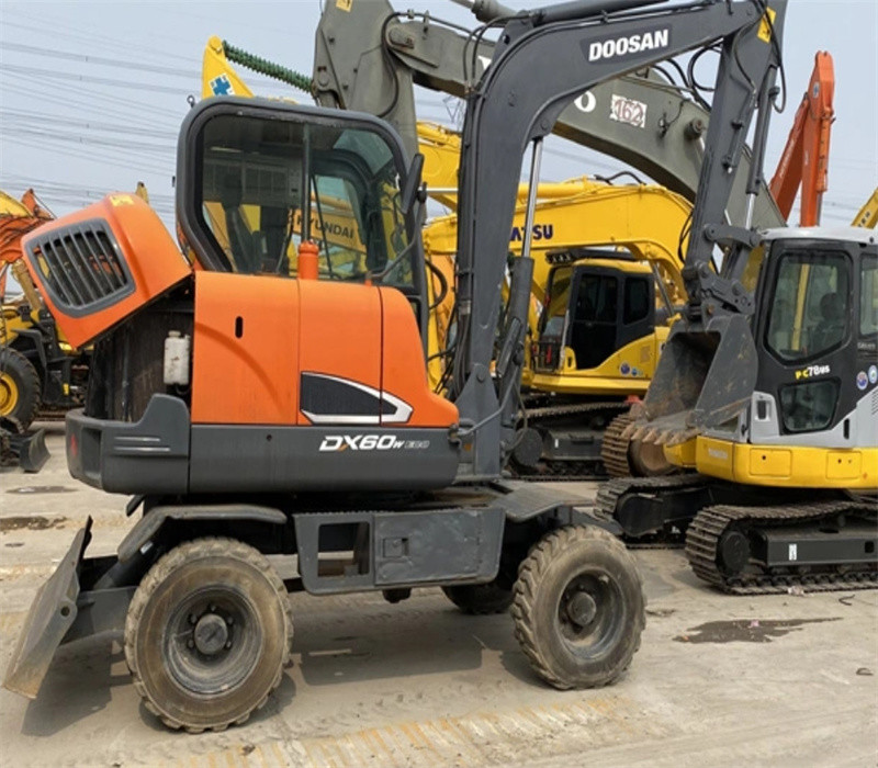 Подержанный гидравлический экскаватор Doosan Доменный экскаватор 7530 мм радиус