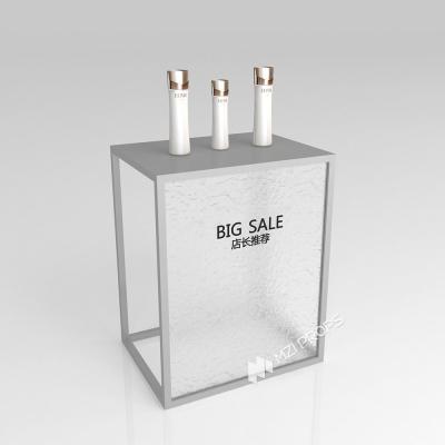 GDR05-JC09-B Beauty Display Rack with 3mm Granular Semi-Transparent Acrylic and Enhanced Visual Appeal for Fashion Boutique