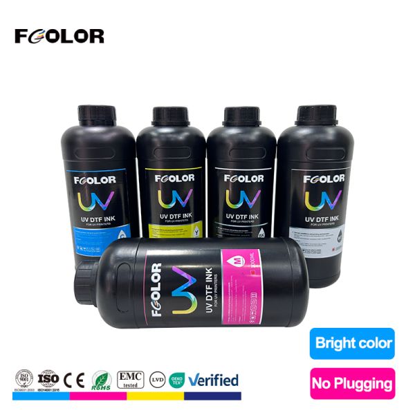 1000ML Flexible UV DTF Ink High Elasticity TPU UV Ink For T Shirt Sportwear 3D Puff Design