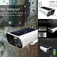 visión nocturna mega de los pixeles de la cámara de seguridad 1080P 2 solares de 4G Wifi con la función del IR