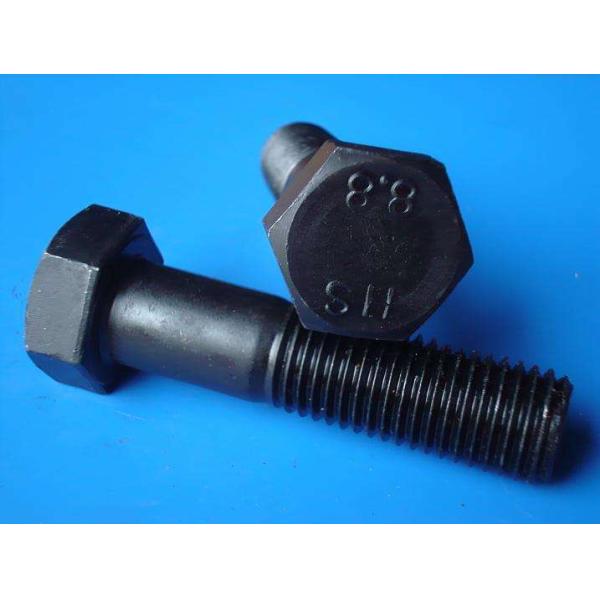 50mm Length Hexagon Head Screw , High Tensile Bolts Carbon Steel Material
