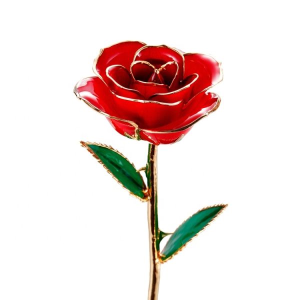 Anniversary Gifts 24k Gold Plated  Rose With  Gift Box Forever Gold Rose for Christmas ,valentine' s Day  Gifts