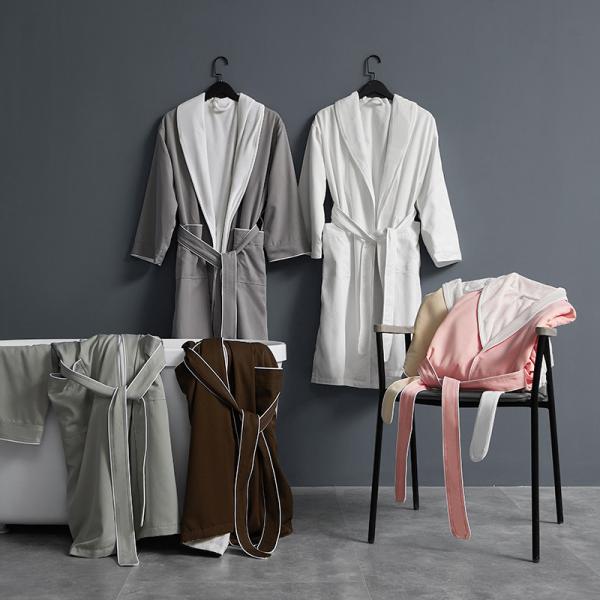 5 Star Hotel Towelling Robe Luxury Hotel Bathrobe 1000-1800g Terry Cotton