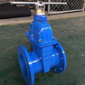 Flange Connection Lock Gate Valve Non Rising Stem Valve ANSI Standard