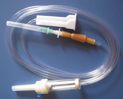 Transparent EO Sterilized Medical Grade PVC Infusion Set With Luer Lock