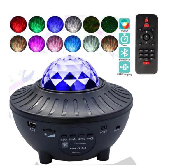 5V LED Projector Night Light , CE 600g Galaxy Star Light Projector