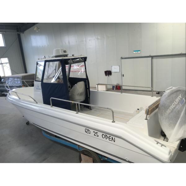 Fiberglass fishing boat/Tracffic boat/25 feet FRP open boat