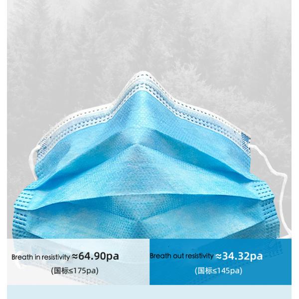 Air Pollution Mask Face Mascaras Medica 3 Ply Disposable Surgical Mask