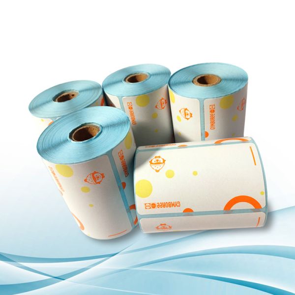 Waterproof Round Sticker Labels Name Printing Logo Customized