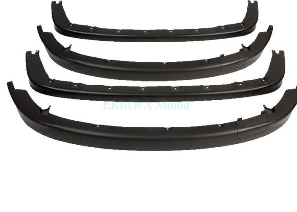 Preto moldando da fibra do carbono do amortecedor plástico do carro, molde do amortecedor traseiro