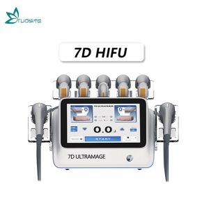 Dual Handles 7D HIFU Equipment Face Lifting Body Contouring Machine