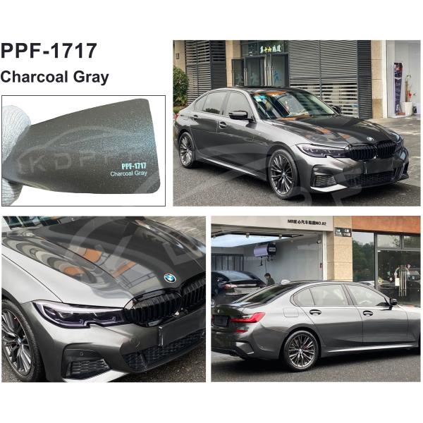 炭灰色 塗料 保護フィルム 摩擦耐性 彩色 PPF 巻物