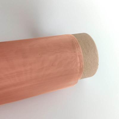 30m 50m Red Pure Copper Wire Mesh Screen Good Shielding Performance