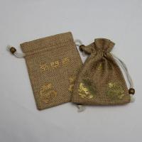 Sacos do retorno biodegradáveis da juta do presente, sacos de cordão reusáveis dos óculos de sol