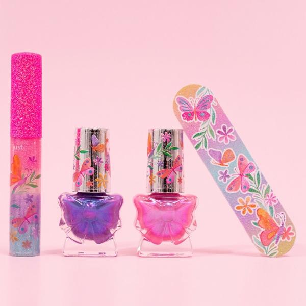Real Girls Childs Make Up Kit Makeup Princess Toys With Butterfly Bag CPSIA Certified