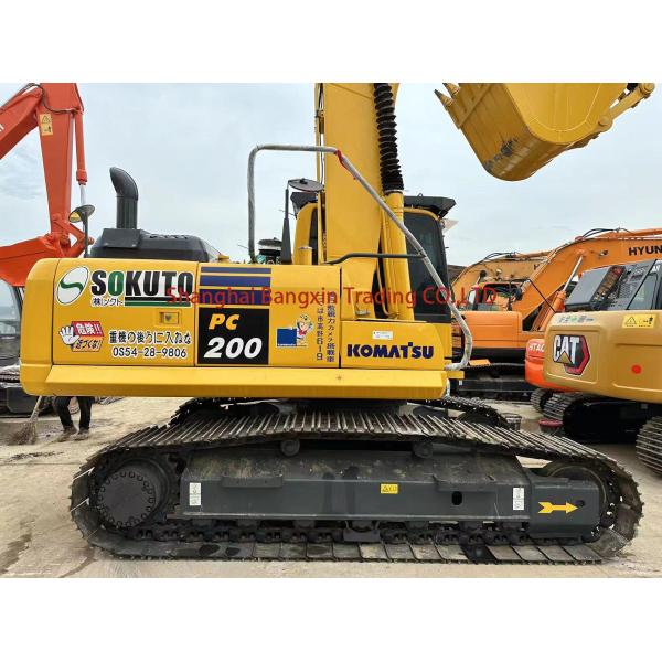 Original Japan Used Komatsu PC200 Excavator with Low Hours and 1m3 Bucket Capacity