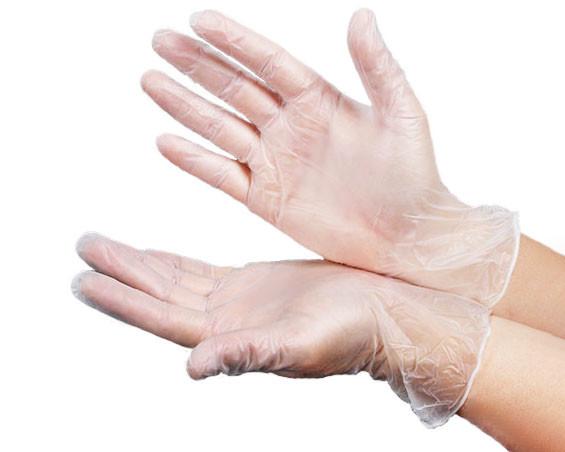 100pcs/Box Disposable Hand PVC Glove Powder Free Medical Consumables