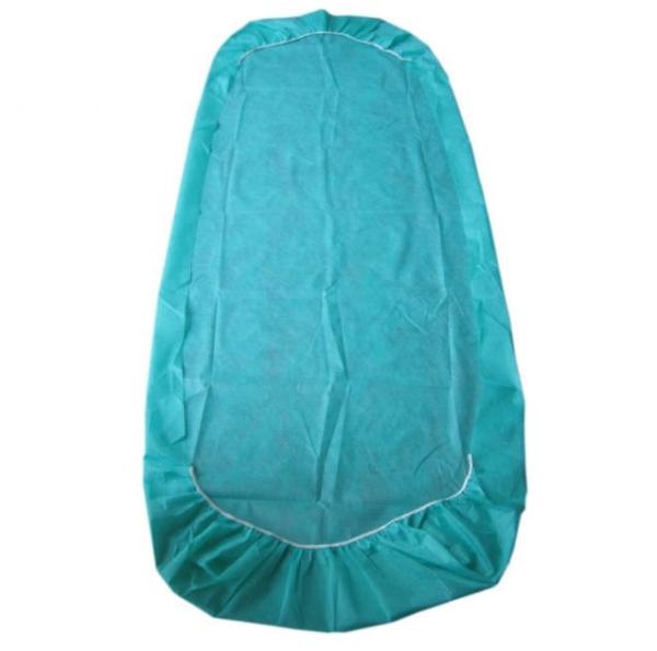 Disposable SMS 3 Layers 90x200cm Waterproof High Quality Beauty Spa Elastic Band Medical Bed Covers