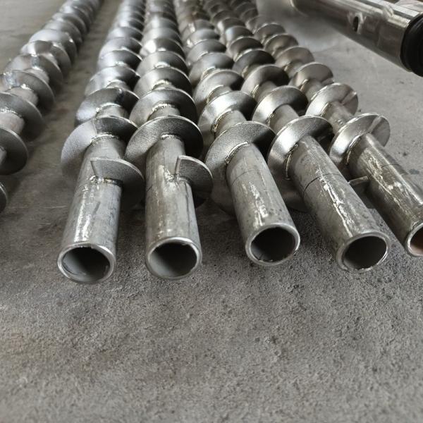 Fire Resistant Flexible Screw Auger Long Lasting Screw Conveyor Shaft Assembly For Manufacturing Plant
