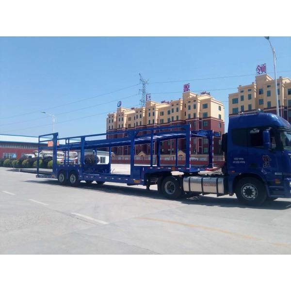 3 оси автотранспортер полуприцеп с стальным материалом и полезной нагрузкой 40000 кг