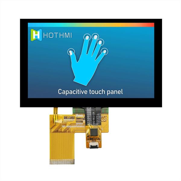 5 экран касания модуля температуры TFT LCD монитора дюйма 800X480 Pcap широкий