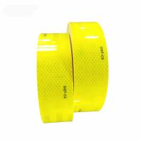 Tela refletora resistente à poeira, pegajosa DOT Fluorescente Amarelo Verde Laranja Para Vans OEM