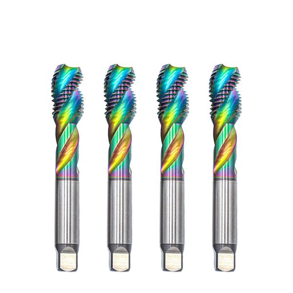 Hsse Spiral Fluted Tap M7 M8 M9 M10 M11 M12 Coating Machine Screw Thread Taps For Aluminum For Home