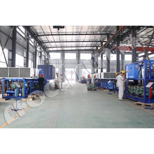 Machine à glace à bloc de refroidissement à saumure FIB-WHB à moteur de 10 tonnes pour système de refroidissement à l'eau