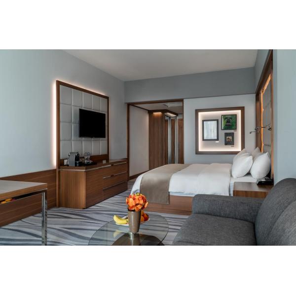 Мебель комнаты прожития гостиницы грецкого ореха современного дизайна деревянная