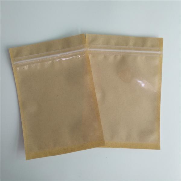 Bens recicláveis dos sacos de papel feitos sob encomenda do descanso do saquinho do café da semente da cereja com janela