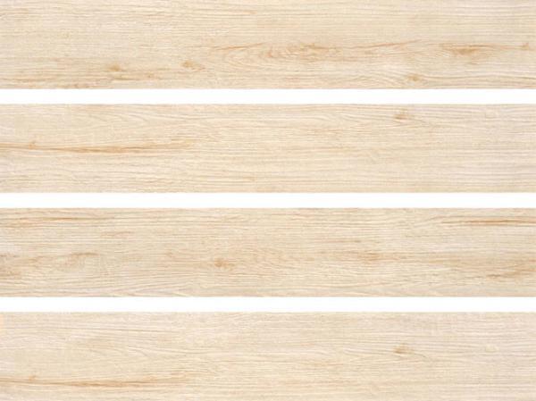 Beige Color Wood Look Tile Flooring , Matt Moulding Wood Effect Ceramic Tiles