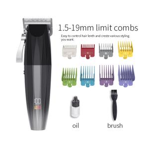 Usb chargeant la machine de rasage réglable de cheveux de trimmer de noir de