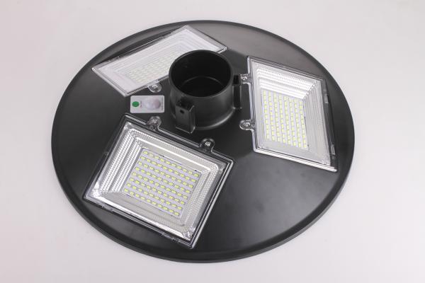 Waterproof UFO Round LED Solar Street Light 180 degree Beam angle