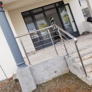 Лестница 201 304 Inox нержавеющей стали волосяного покрова дизайн 316 поручней современный