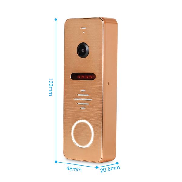 4 Wire 7inch Video Door Phone Intercom System Domofon with Motion Detection