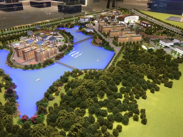 University Campus Models 1:100 Architectural Model With Detailed Facilities