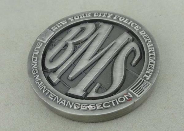 Zinc Alloy Personalized Coins Police Custom Challenge Coins By Brass Die Struck