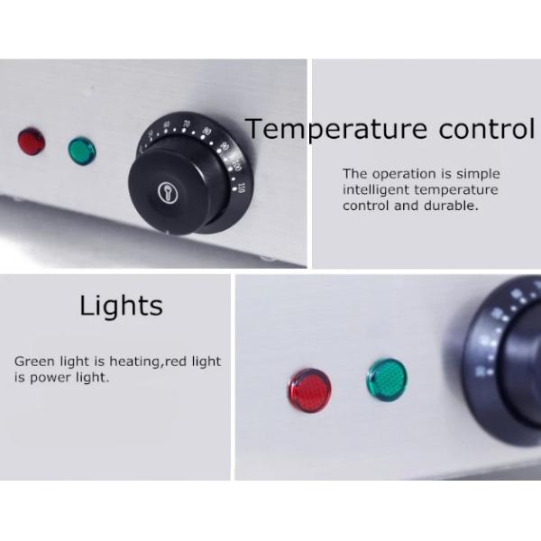 Грелка еды Байн супа коммерчески электрического шведского стола нержавеющей стали горячая Мари